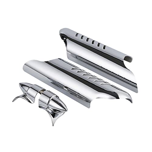 Couverture de boucliers déflecteurs jambe fourche moto pour Harley Electra Glide Road King - 7