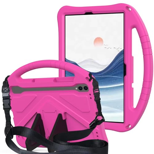 Coque Samsung Galaxy Tab S9 FE antichoc rose enfant tablette 11 pouces SM-X510N légère