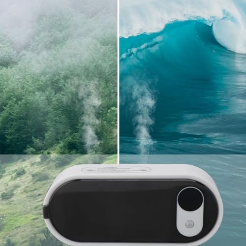 Septpenta Home Inteligentny Dyfuzor Powietrza do Aromaterapii Bluetooth, Dyfuzor Olejków Eterycznych Z Czujnikiem Ciała, Akumulatorowy Uchwyt Ścienny, Dyfuzor Zapachowy do Dużych P