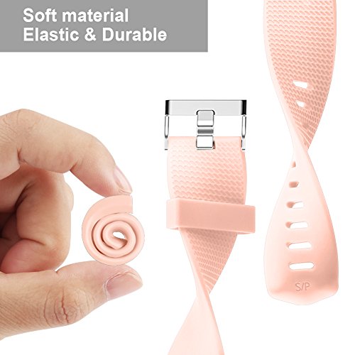 Yandu Replacement for Fitbit Charge 2 Strap (3 Pack), Watchbands Soft Comfortable Accessory Straps for Fitbit Charge 2