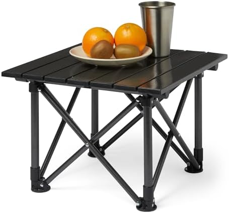 �鶹�� Basics Camping Table, Small, Folding, Camping Essentials, Black