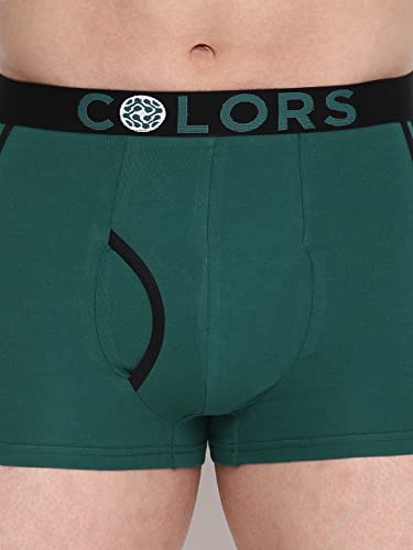 Image of RUPA FRONTLINE Colors Men's Front Open Athlefit Mini Trunks | Soft-Touch Cotton Stretch | Snug Fit | Breathable Fabric | Supporter Brief | Pack of 1