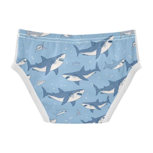 Wusikd Sharks Swimming Boys' Underwear Cotton Boys Briefs Soft Toddler Underwear 2T2