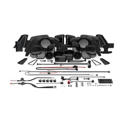 Rockford Fosgate Hd14-Stg5 Fairing Speakers, Saddlebag Speakers, Saddlebag Subwoofers, And 1,600-Watt Amplifier Kit For Select 2014+ Harley Davidson Road Glide & Street Glide Motorcycles #TOP3