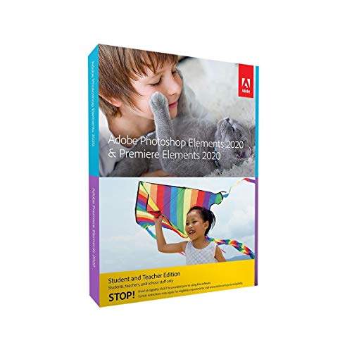 [OLD VERSION] Adobe Photoshop Elements 2020 & Premiere Elements 2020 Student and Teacher [PC/Mac Disc]