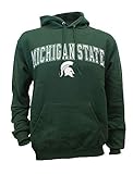 Michigan State Spartans Hooded Sweatshirt Arch Green - M