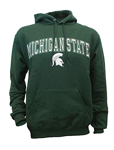 Top of the World Michigan State Spartans Men's Team Applique Arch Hoodie Sweatshirt, Medium