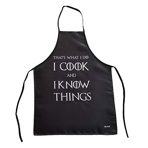 Dr. Troll Delantal de cocina fan Art de Tyrion: That's What I Do I COOK and I Know Thins, para fans de la serie