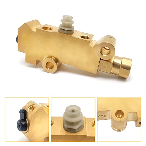Fexon KZ-BLF-0001 Combination-Proportioning Valve, Pv2 172-1353 Pv71 Disc/Drum Brakes, Front Drum Rear Brake Brass, Replacement thumb #4