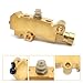 Combination-Proportioning Valve, PV2 172-1353 PV71 Disc/Drum Brakes, Front Drum Rear Brake Brass, Replacement for GM Chevy Ford Street Rod Classic Car Truck