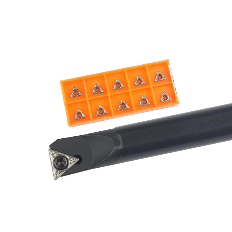 Tool Part for S10K-STFPR11 S12M-STFPR11 S16Q-STFPL11 S20R-STFPR11 Lathe Cutter Internal Turning Tool Holder Boring Bar TPMT Insert CNC - (Angle: S16Q-STFPL11 / Shank Diameter: TPMH110304-MV YZ15TF)