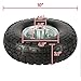 Topeakmart 4PCS Garden Sack Tuck Trolley Cart Wheel Tire Tyre 10’’, Solid Rubber Tyre Wheels, 10