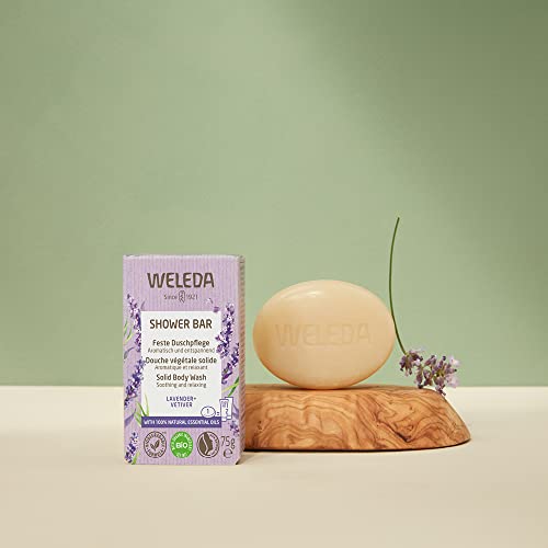 Weleda Shower Soap Bar with Lavender & Vetiver, Solid Body Wash, Concentrated Formula, Vegan, Cruelty Free - Image 4