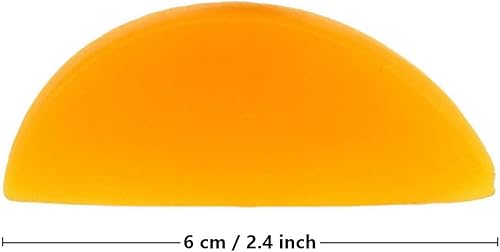 Miniatura 5 de Gresorth 20 piezas artificiales de melocotón amarillo rebanadas de frutas falsas para decoración de gabinete de mesa para el hogar