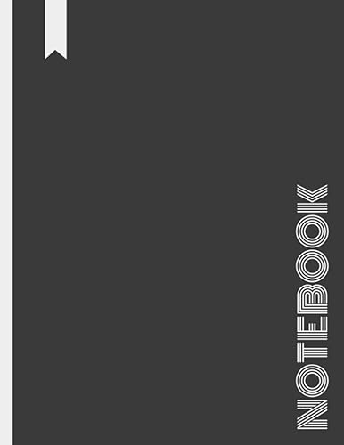 Notebook Lined Notebook - Iridium Cover (8.5 X 11 inches) - 120 Pages