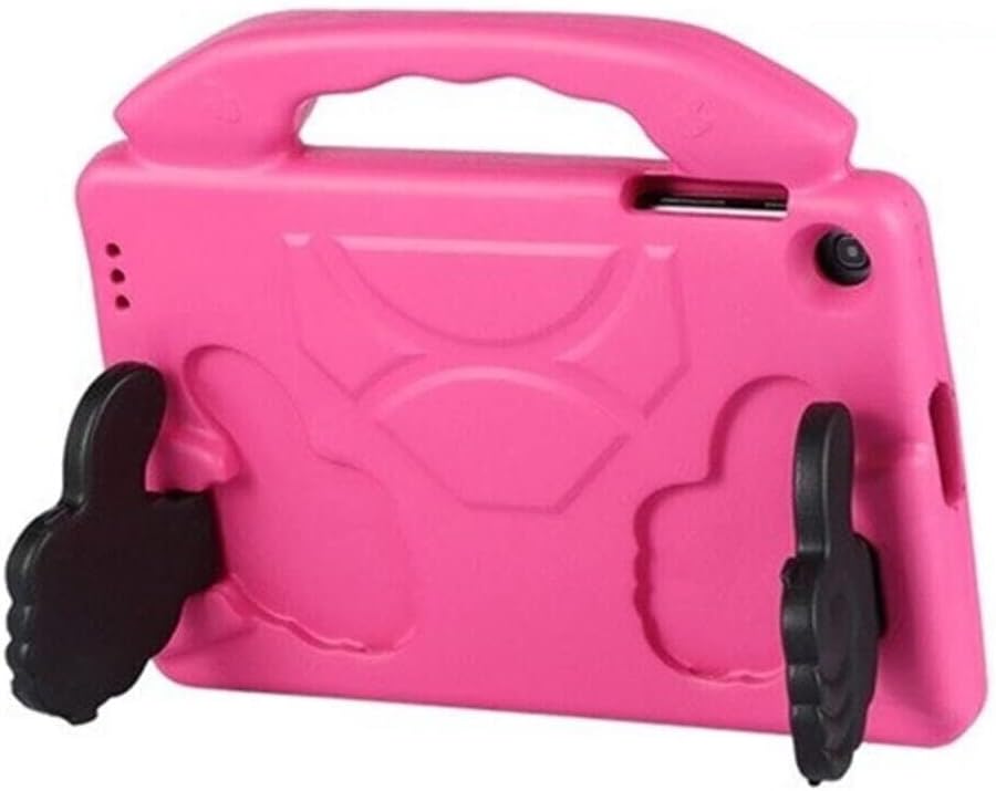 Samsung Galaxy Tab S6 Lite 2024 P620 P610 ile uyumlu Kılıf Tutmalı Standlı Silikon Case 13-15-17 Pembe
