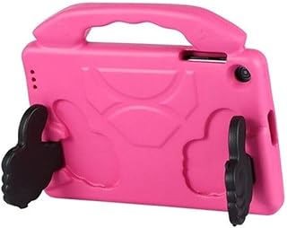 Lenovo Tab M10 3. Nesil TB-328FU T610 ile uyumlu Kılıf Tutmalı Standlı Silikon Case Pembe