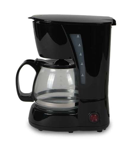 SOGO Electric 4 Cup Coffee Maker, 650 W, 0.6 L, Caf/5655 Black