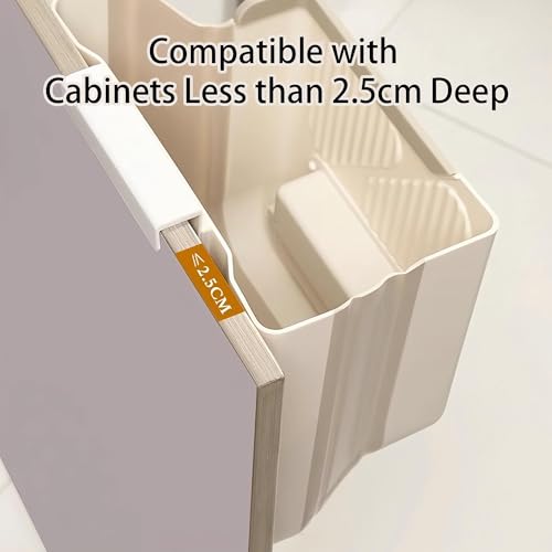 Caneca de basura plegable para puerta de gabinete cocina miniatura 4