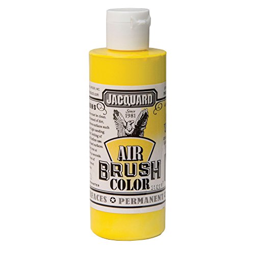 Jacquard Airbrush Color 4Oz Opaque Yellow pour customiser vos baskets en cuir