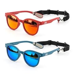 A1-kids Sunglasses-dazzling Red & Dark Green