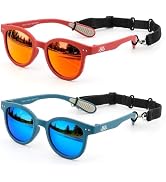 EYEBUDDY Kids Toddler Sunglasses Age 2-4/3-5 Boys Girls Polarized UV Protection Sun Glasses for A...