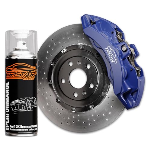 TRISTARcolor 2K Bremssattellack Deep Blue Spraydose Sprühdose Spritzlack Sprühlack 400ml schnelltrocknend