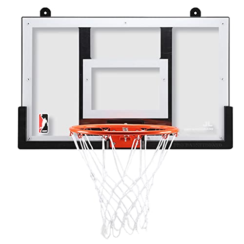 Hanging Lightweight Basketball Hoop For Office Bedroom Fence, Mini Portable Shatterproof Basketball Goal Over The Door, Indoor Outdoor Toy (Color : White) #TOP2
