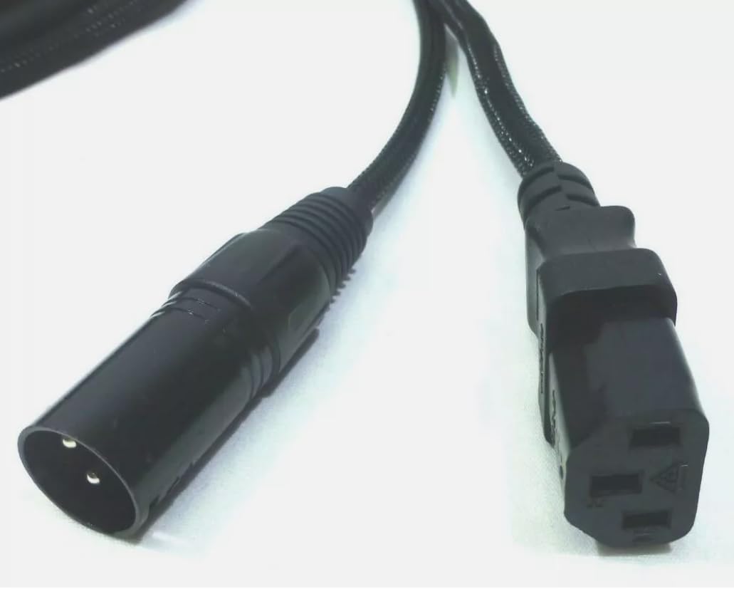 LASE 15 Ft / 4.54M Siamese Cable AC Power & XLR Cable NEUTRIK for Power Speakers