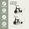 Zoomee Balance Bike to Trike, 2-in-1 Ride On Tricycle for Toddlers, With Adjustable Seat and Removable Pedals, Indoor & Outdoor Use, Ages 18 Months+, Forest Green, Develops Confidence & Motor Skills #4