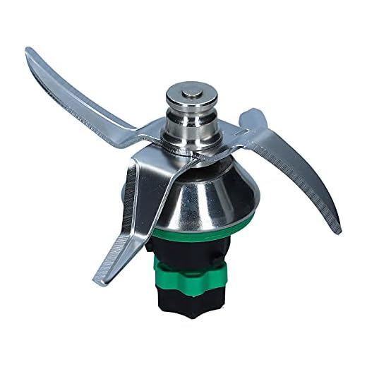 LUTH Premium Profi Parts Cuchillas de acero inoxidable con junta Cuchillo mezclador Cuchillas de repuesto Accesorio compatible con el robot de cocina multifuncional Vorwerk Thermomix Bimby TM5 TM 5
