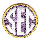 SEC Conference Team Jersey Uniform Patch LSU Tigers