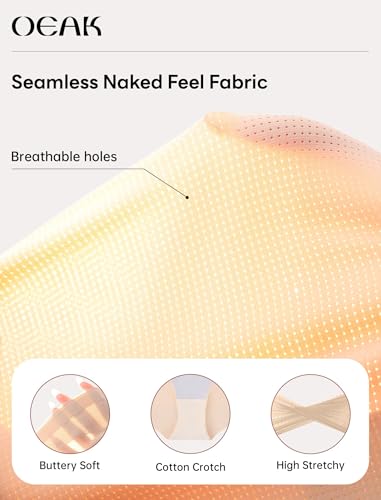 Image of OEAK Womens Tummy Control Shapewear Seamless Girdle High Waisted Shapewear | invisible,Breathable,Smooth under dress,seamless,body shaper,underwear panty