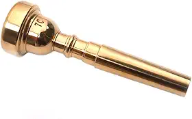 Bocal De Metal Para Trompete 7C Dourado Laqueado