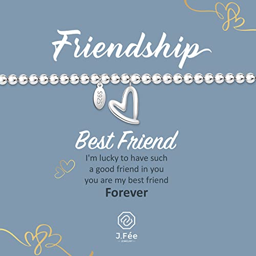 Pulseras de plata de ley para mujer, pulseras de cuentas de plata S925 para mujer, pulseras hechas a mano, pulseras de plata para mujer, regalos para mujer Cover