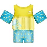 Gogokids Toddler Swimsuit with Built-in Floaties, Confidence Building Float Suit, Parent-Assisted Swimming Trainer Bathing Suit for Kids 20-50 lbs