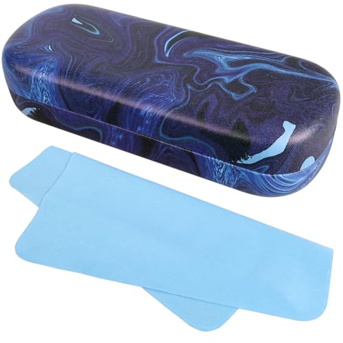 Image of DIKLEY Hard Shell Eye glasses Case Stylish Printed&Themed,Girls Kids Protective Sunglasses Case,Cute Reading Eyeglass Case for Women Men