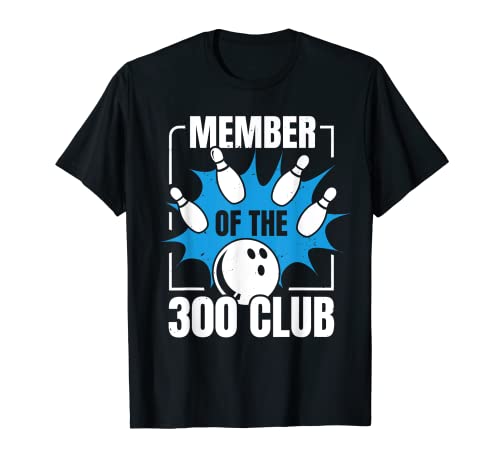 Bowling Design Member of the 300 Club - Bolsas, diseño retro Camiseta