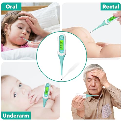 Rongfeng QT001 Digital Oral Thermometer, 8S Fast Reading Thermometer For Adults And Kids thumb #5