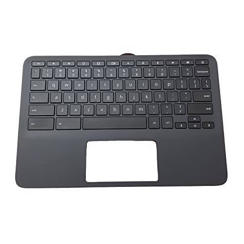 Replacement for HP 11A G8 EE Laptop Upper Case Palmrest Keyboard Assembly Part L92832-001 Top Cover