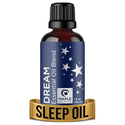 Sleep Essential Oil Blend for Diffuser - Dream Essential Oils for Diffusers Aromatherapy and Wellness with Ylang-Ylang Clary Sage Roman Chamomile and Lavender Essential Oils for Sleep Time Support