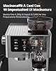 AIRMSEN Macchina per Caffè Espresso con Macinacaffè e Montalatte - Programmable, Compatibile con Caffe Freddo (Cold Brew) e Americano, Macchina da Caffè Domestica per Macinato​/Chicco intero