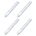 Produktbild DASKOO 4-er Pack G23 8W = 60W 2 Pin LED PL Licht Kompaktlampe Aluminium + PC Abdeckung Warmweiß 800LM 35X2835 SMD AC 85-265V