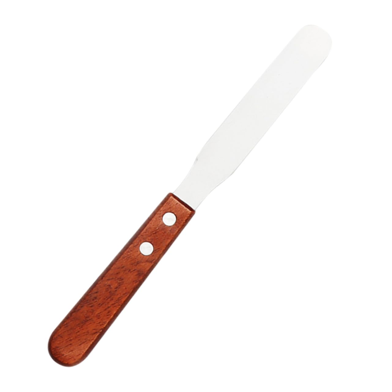 Hair Removal Waxing Scraper Hair Removal Spatula Wood Handle Stainless Steel Waxing Knife Tool Easy to Use Comfortable Grip