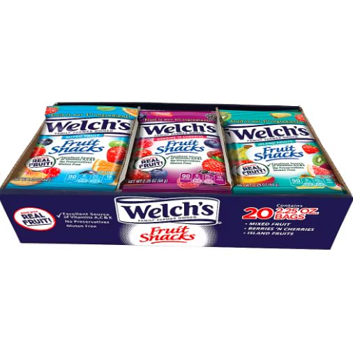 Miniatura 3 de Bandeja de aperitivos de frutas Welchs  frutas mixtas, bayas y cerezas, frutas de la isla  20 unidades