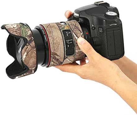 Rolanpro Mirrorless Camera Camouflage Lens Cover for Canon EF 24-105mm F/4 L is II USM Raincover Lens Protective Sleeve Case-#3 Jungle camo Waterproof