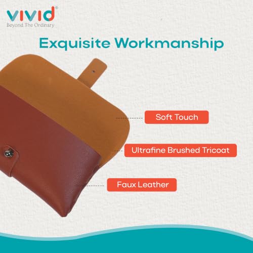 Image of Unisex Specs Self Button Eyewear Dabbi Artificial Leather Soft Case Cover