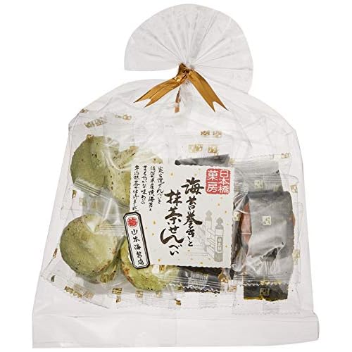 日本橋菓房 海苔巻きと抹茶せんべい