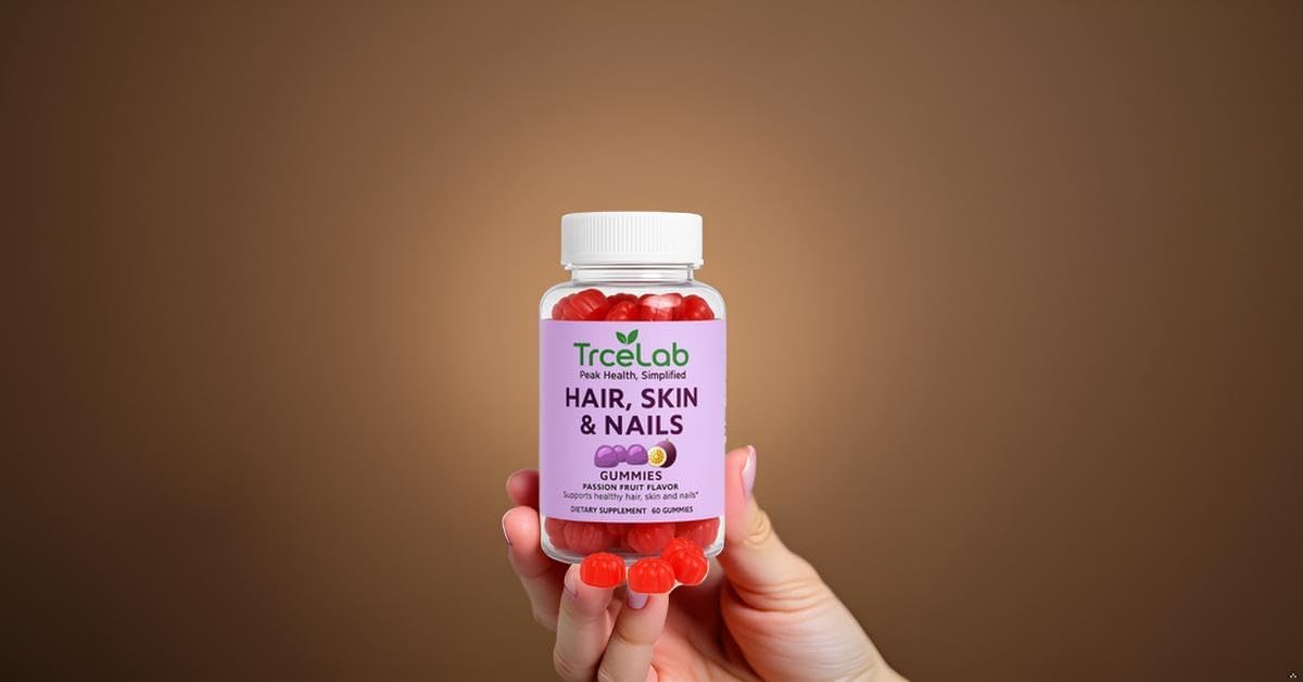 Hair and Nails Vitamins for Women - 6000 mcg Biotin - Passion Fruit Flavor Hair Skin and Nails Gummies - Vitamin C, Vitamin B Complex, Folate, and Zinc - Made in USA, Third-Party Tested - Image 5