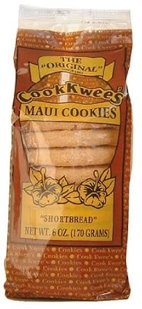 Shortbread Cookie 6 Ounces Cook Kwees The Original Maui Cookies by